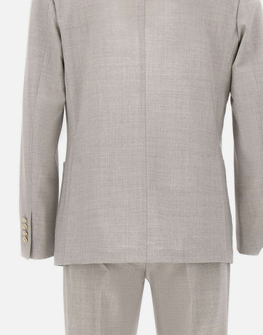 ELEVENTY Abito doppiopetto in lana GREY Uomo 