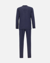 ELEVENTY Abito monopetto in lana BLUE Uomo 