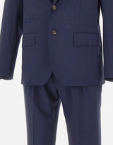 ELEVENTY Abito monopetto in lana BLUE Uomo 