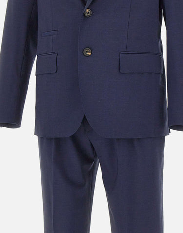 ELEVENTY Abito monopetto in lana BLUE Uomo 