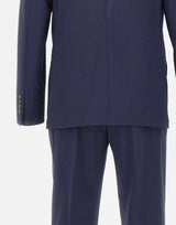ELEVENTY Abito monopetto in lana BLUE Uomo 