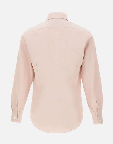 ELEVENTY Camicia in cotone piquet Pink Uomo 