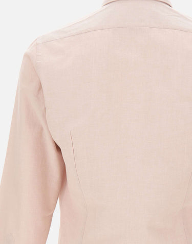ELEVENTY Camicia in cotone piquet Pink Uomo 