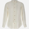 ELEVENTY Camicia in lino WHITE Uomo 