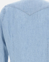 Camicia in misto lyocell M75CAMK02 TES0M14608 ELEVENTY 