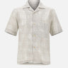 Camicia in misto lino e cotone M75CAMK09 TES0M1250002 ELEVENTY 