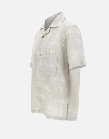 Camicia in misto lino e cotone M75CAMK09 TES0M1250002 ELEVENTY 