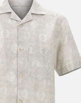 Camicia in misto lino e cotone M75CAMK09 TES0M1250002 ELEVENTY 