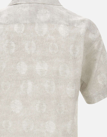 Camicia in misto lino e cotone M75CAMK09 TES0M1250002 ELEVENTY 