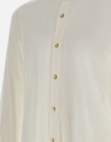 ELEVENTY Camicia in misto cotone WHITE Uomo 