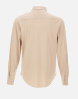 ELEVENTY Camicia in misto cotone BEIGE Uomo 
