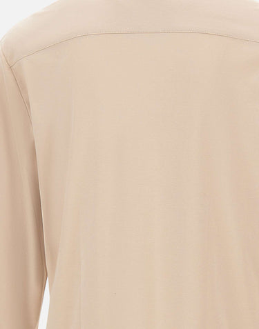 ELEVENTY Camicia in misto cotone BEIGE Uomo 