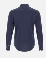 ELEVENTY Camicia in misto cotone BLUE Uomo 