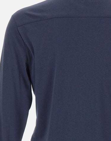 ELEVENTY Camicia in misto cotone BLUE Uomo 