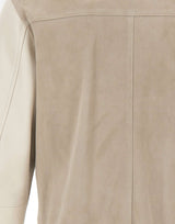 Giacca bomber in pelle scamosciata M75GBTM23 PEL0M0250700 ELEVENTY 