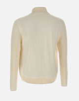 ELEVENTY Giacca con inserti in maglia WHITE Uomo 