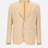 ELEVENTY Blazer in misto lino e lana BEIGE Uomo 