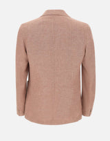 ELEVENTY Blazer in misto lino e lana Pink Uomo 