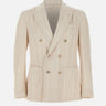 ELEVENTY Blazer doppiopetto BEIGE Uomo 