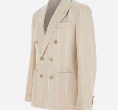 ELEVENTY Blazer doppiopetto BEIGE Uomo 