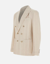 ELEVENTY Blazer doppiopetto BEIGE Uomo 