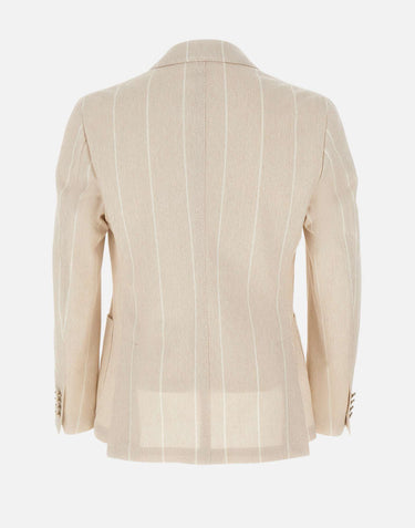 ELEVENTY Blazer doppiopetto BEIGE Uomo 