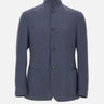 ELEVENTY Blazer con colletto alla coreana BLUE Uomo 