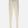 ELEVENTY Pantaloni elasticizzati in cotone WHITE Uomo 