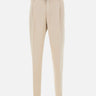 ELEVENTY Pantaloni elasticizzati in cotone BEIGE Uomo 