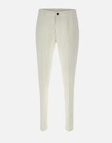 ELEVENTY Pantaloni in misto cotone WHITE Uomo 