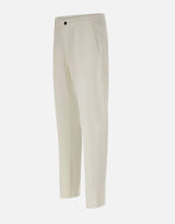 ELEVENTY Pantaloni in misto cotone WHITE Uomo 