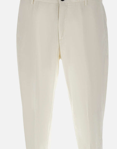 ELEVENTY Pantaloni in misto cotone WHITE Uomo 