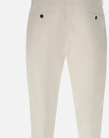 ELEVENTY Pantaloni in misto cotone WHITE Uomo 