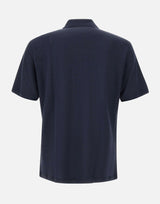 ELEVENTY Polo in lino BLUE Uomo 