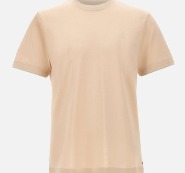 ELEVENTY T-shirt con bordini a contrasto BEIGE Uomo 