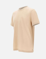 ELEVENTY T-shirt con bordini a contrasto BEIGE Uomo 
