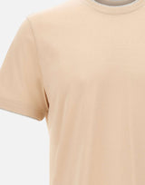 ELEVENTY T-shirt con bordini a contrasto BEIGE Uomo 