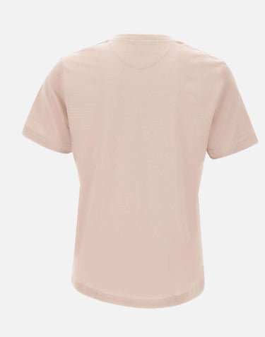 ELEVENTY T-shirt con bordini a contrasto Pink Uomo 