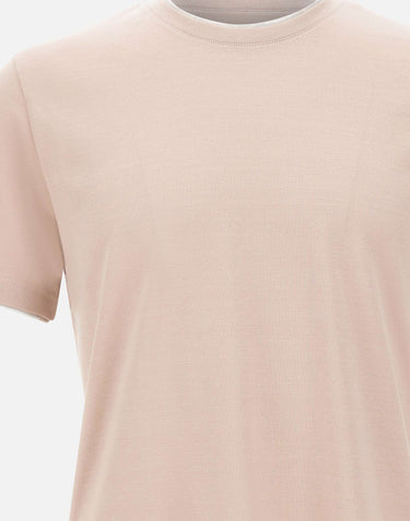 ELEVENTY T-shirt con bordini a contrasto Pink Uomo 