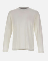 ELEVENTY Maglia con profili a contrasto WHITE Uomo 