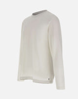 ELEVENTY Maglia con profili a contrasto WHITE Uomo 