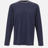 ELEVENTY Maglia con profili a contrasto BLUE Uomo 