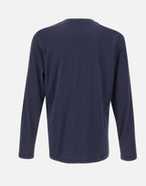ELEVENTY Maglia con profili a contrasto BLUE Uomo 