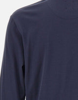 ELEVENTY Maglia con profili a contrasto BLUE Uomo 