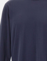 ELEVENTY Maglia con profili a contrasto BLUE Uomo 