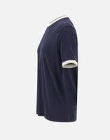 ELEVENTY T-shirt con profili a righe BLUE Uomo 