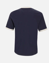 ELEVENTY T-shirt con profili a righe BLUE Uomo 