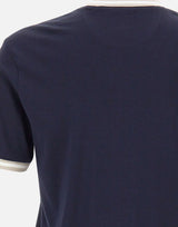 ELEVENTY T-shirt con profili a righe BLUE Uomo 