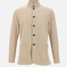 ELEVENTY Cardigan in cotone BEIGE Uomo 
