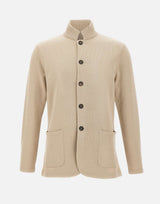 ELEVENTY Cardigan in cotone BEIGE Uomo 